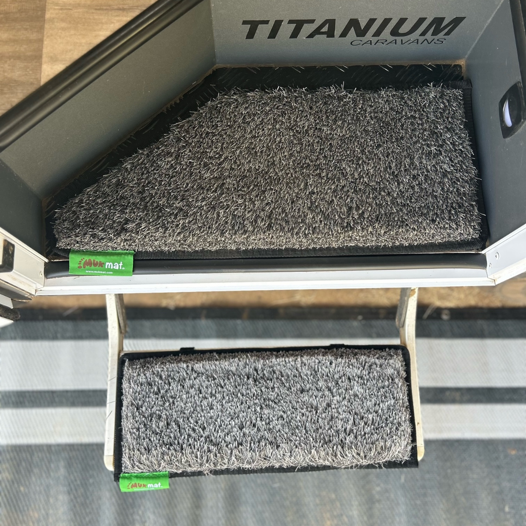 Muk Mat Angled Caravan Step Grey Edition