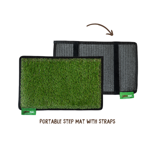 muk mat Portable Caravan Step Green