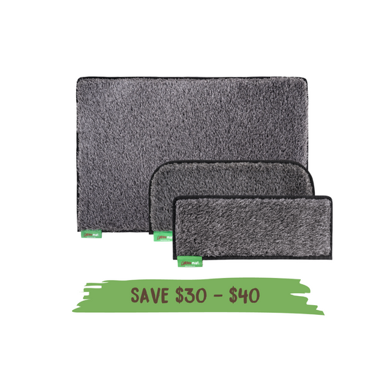 muk mat Rectangle Caravan Step Light Grey (no straps)