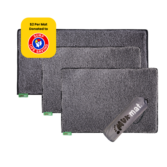 muk mat Home Door Mat Bundle Dark Grey