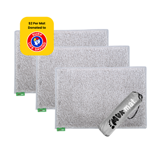 muk mat Home Door Mat Bundle Light Grey